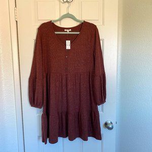 Maurice's Puff Sleeve Baby Doll Dress